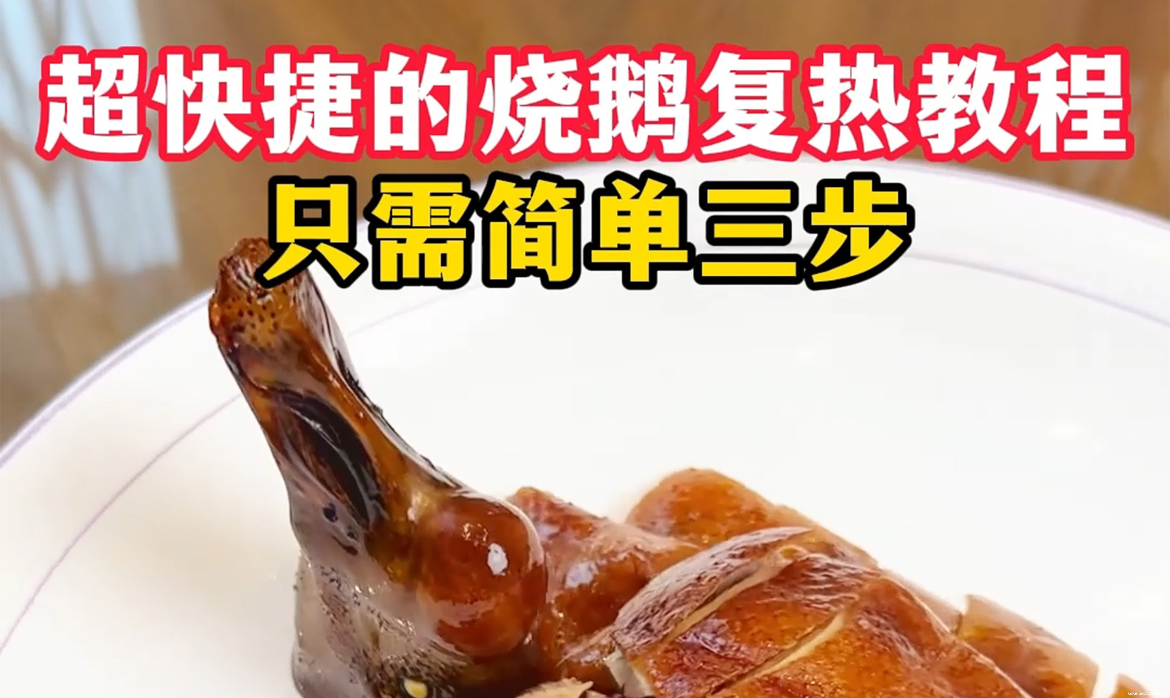 烧鸭复热视频